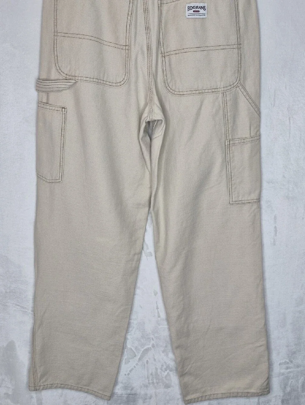 BDG Logan Tan Double Knee Cargo Carpenter Pants W29 L32‎